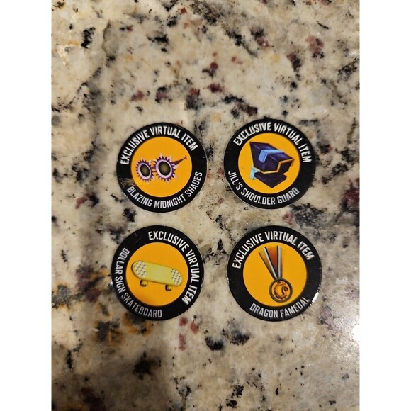 Lot Of 4 Roblox Virtual Item Codes Unused - Picture 1 of 6